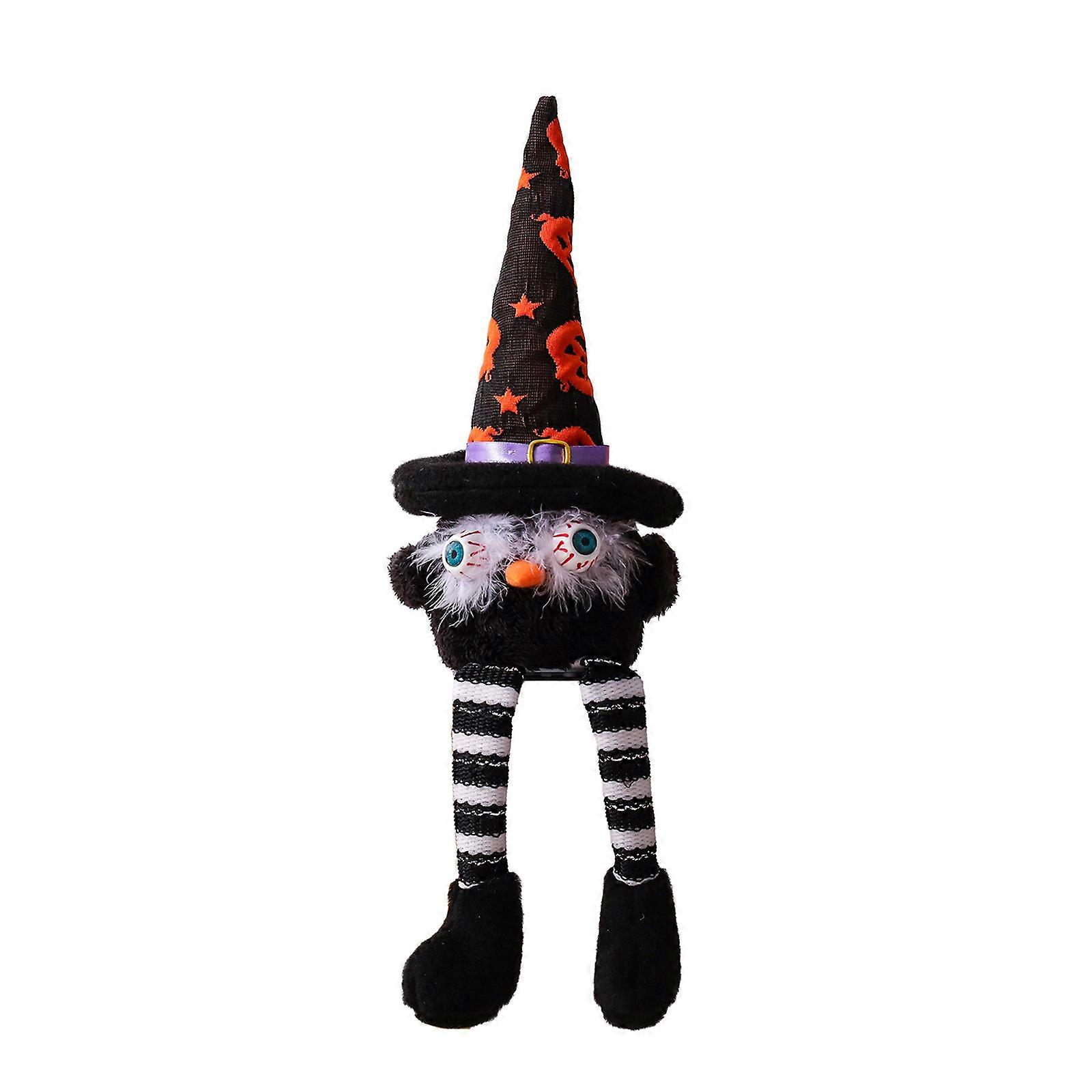 Halloween kleine hängende Anhänger Eule leuchtende Dekoration Geist Festival Party Kürbis Geist Hexe für Puppe Trick oder Trea rot