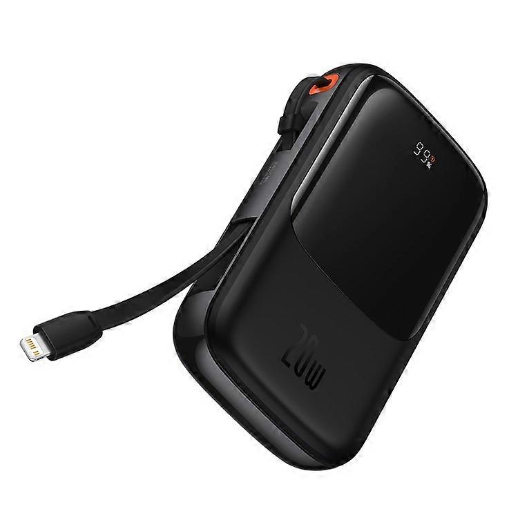 BASEUS Qpow Pro Digital Display Fast Charge Power Bank 10000mAh 20W External Battery Pack Compatible For iPhone Edition (with 0.5M