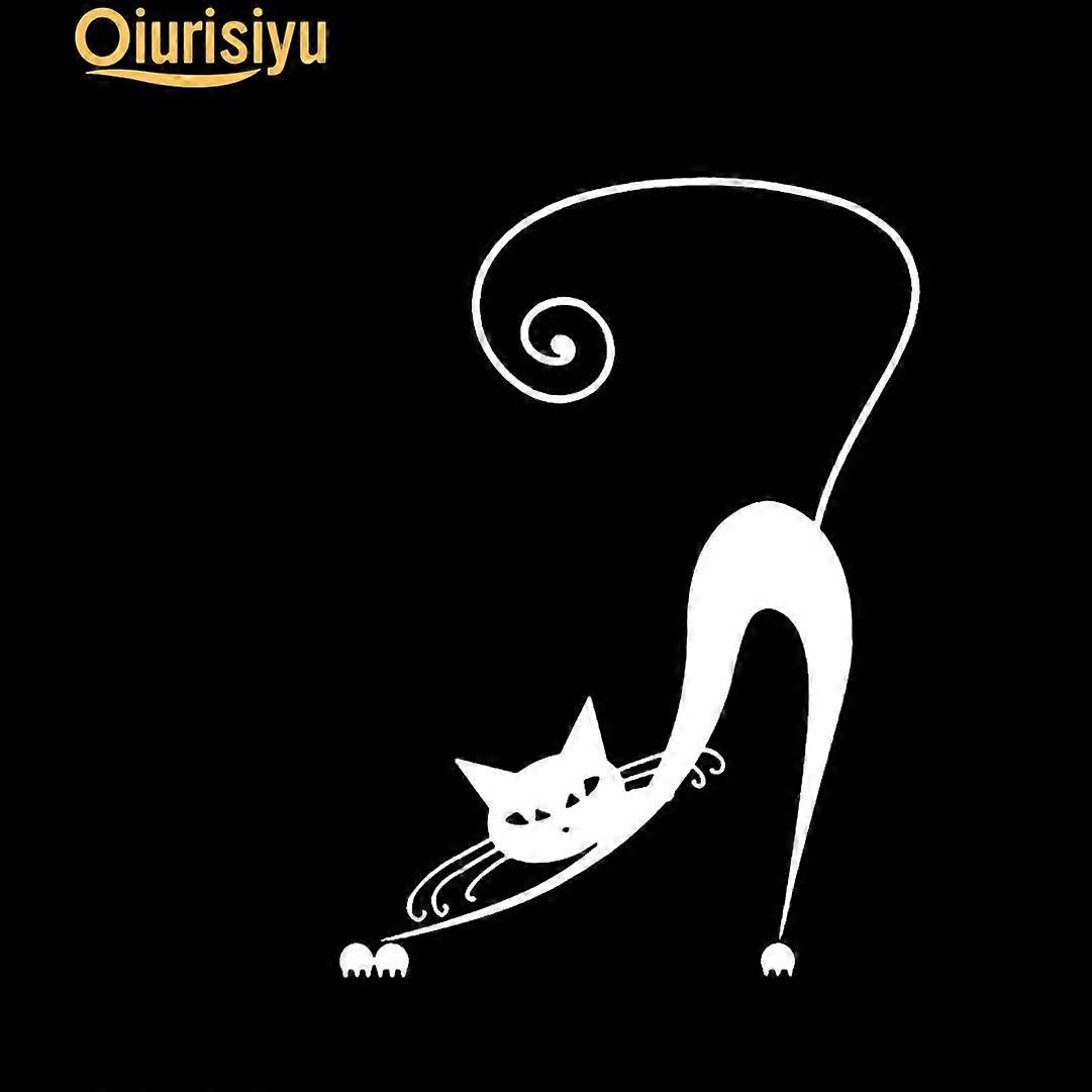 Abstract Cartoon Cat Car Sticker Waterproof Vehicle Decal