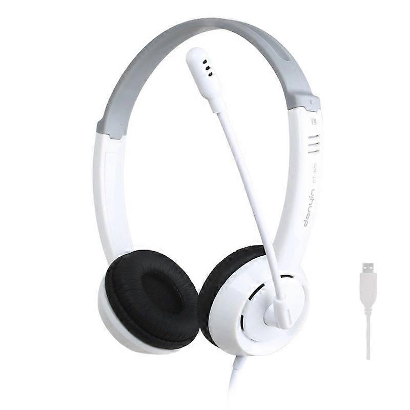 DANYIN DT326 Computer desktop montato sulla testa Cuffie con cavo per l'apprendimento dei bambini con microfono, lunghezza del cavo: 1,8 m