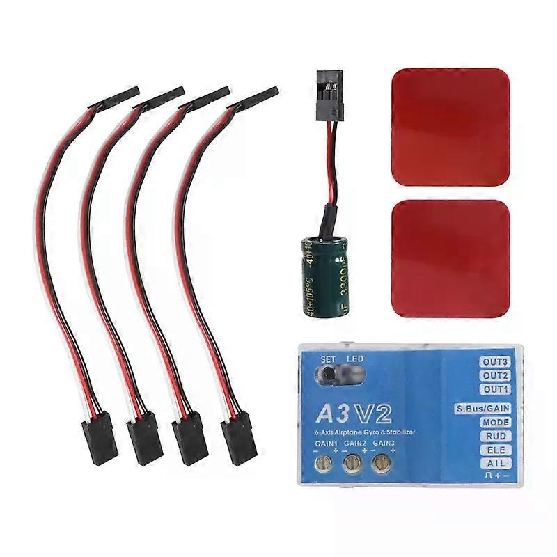 FBIL-A3 Stabilizer Flight Controller V2 4 Flight Modes for RC Airplane RC Metal Gift Accessory for RC Lovers