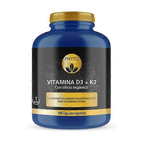 Vitamins d3 + k2 180 vegetable capsules