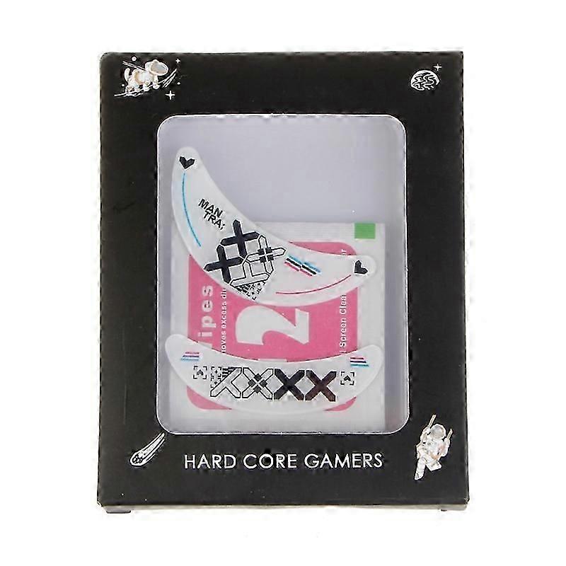 1Set Professional Glass Mouse Skates Stickers Mouse Feet Pad Glides Rounded Curve Edge for VGN Dragonfly F1/Pro/Pro Max