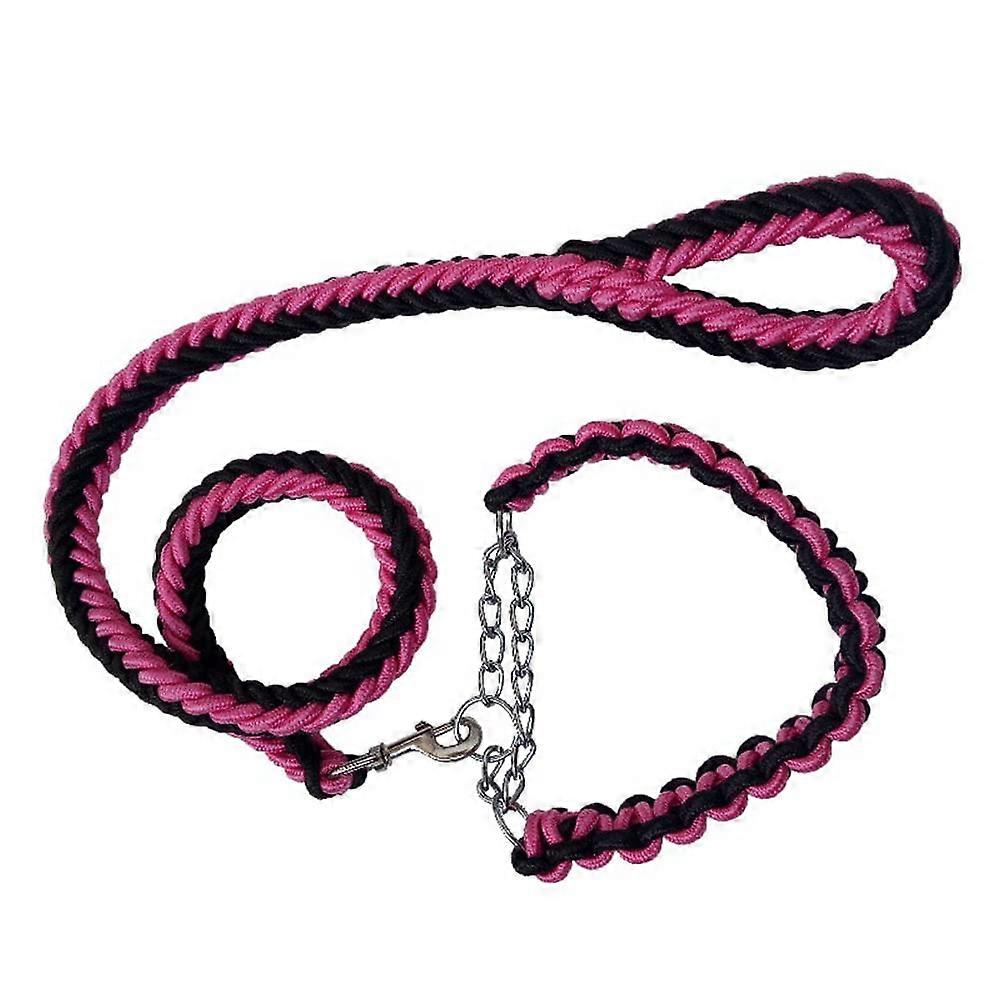 Sturdy dog collar and leash set for training walks 4 feet