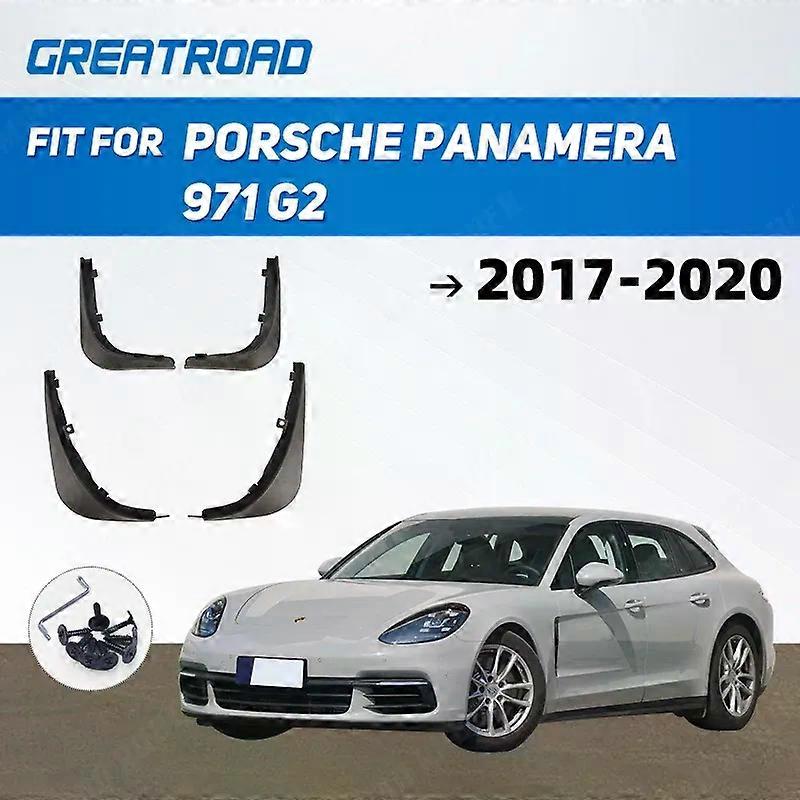 Exquisite High Quality ABS Plastics Automobile Fender Mudguards Mud Flaps For Porsche Panamera 971 G2 2017-2020
