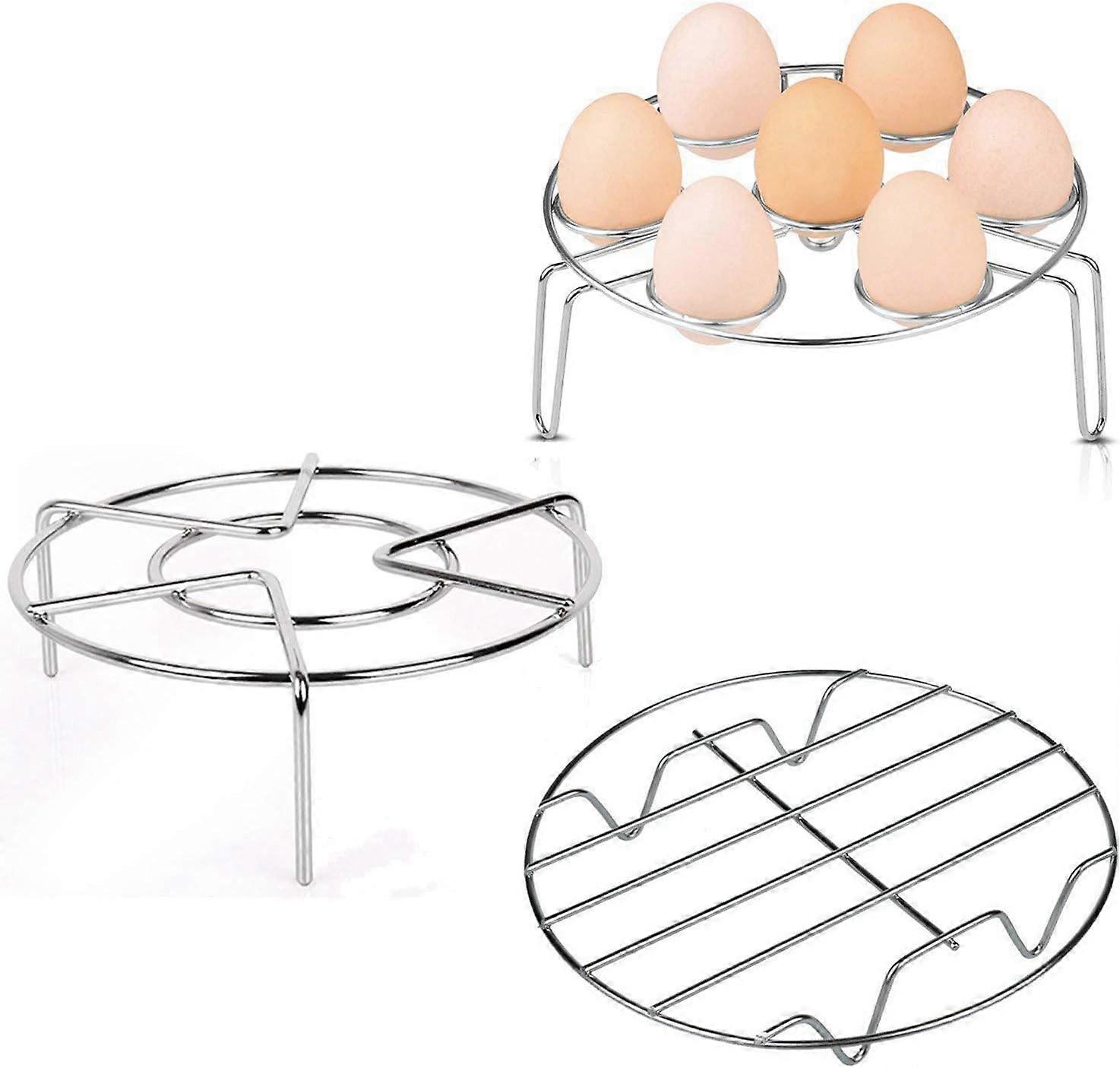 3pcs steaming rack-seven-hole right angle + 201 triangular steaming rack (height 4cm) + medium (17.5cm)
