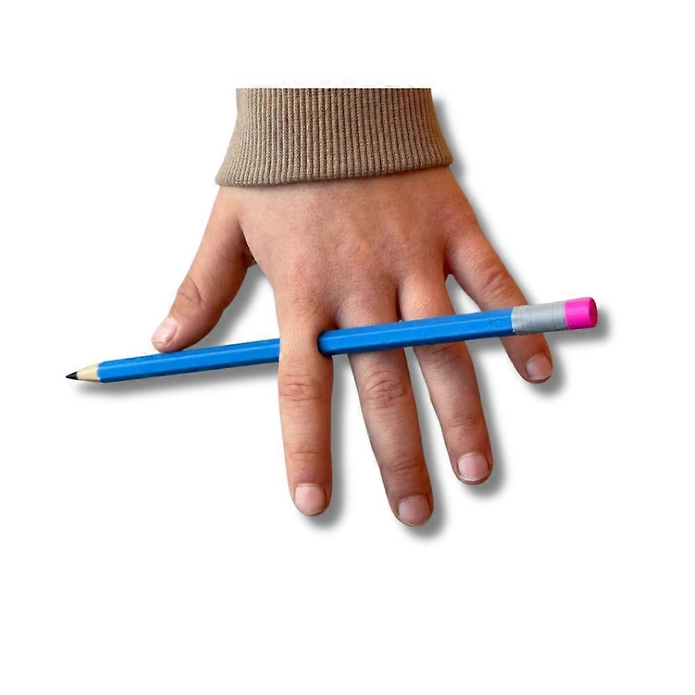 Pencil through finger joke
