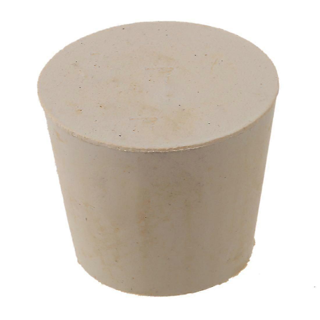 New Rubber Stopper Bungs Laboratory Solid Hole Stop Push-In Sealing Plug 7# 28*37mm