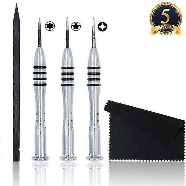 MacBook Air Pro Retina Repair Kit with 5-Point and 6-Point Screwdrivers, Helper Stick, and Microfiber Cloth