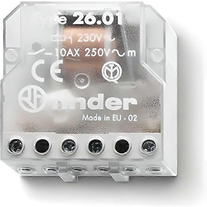 Interrupteur à relais - FINDER - 260182300000PAS - 230 Vca - 1 NO - 10 A
