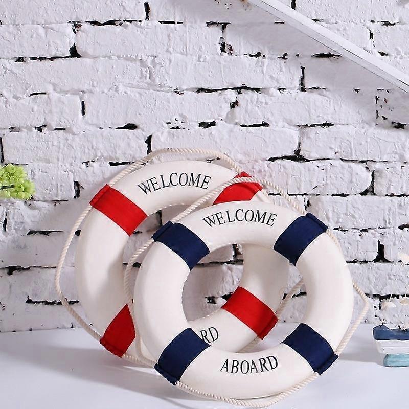 Welcome Aboard Cloth Life Ring Navy Accent Nautical Decor New Lifebuoy Decoration