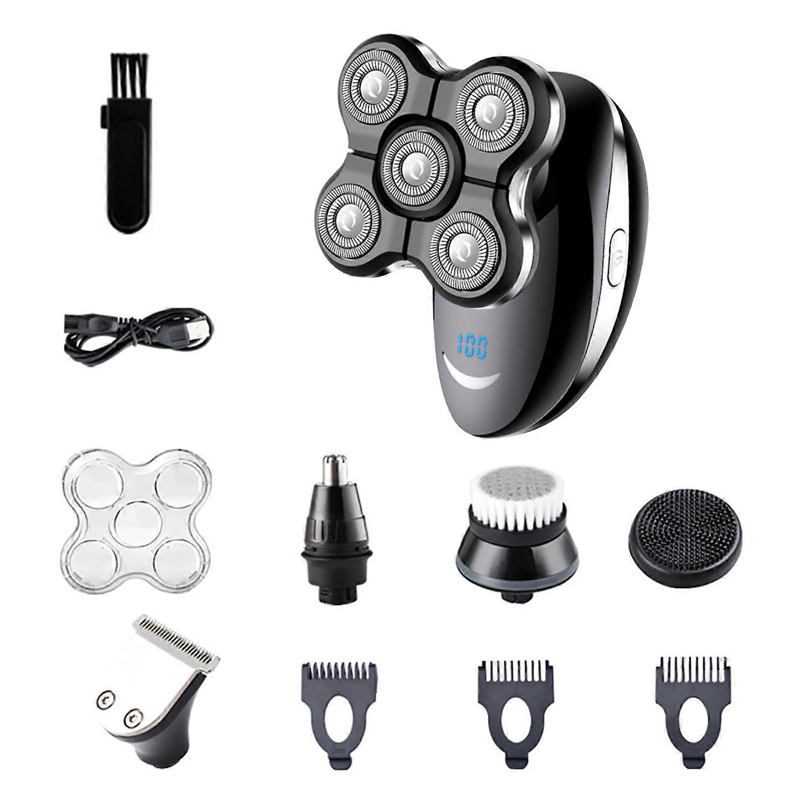 Fiveblade Washable Digital Display Shaver Bald Machine MM