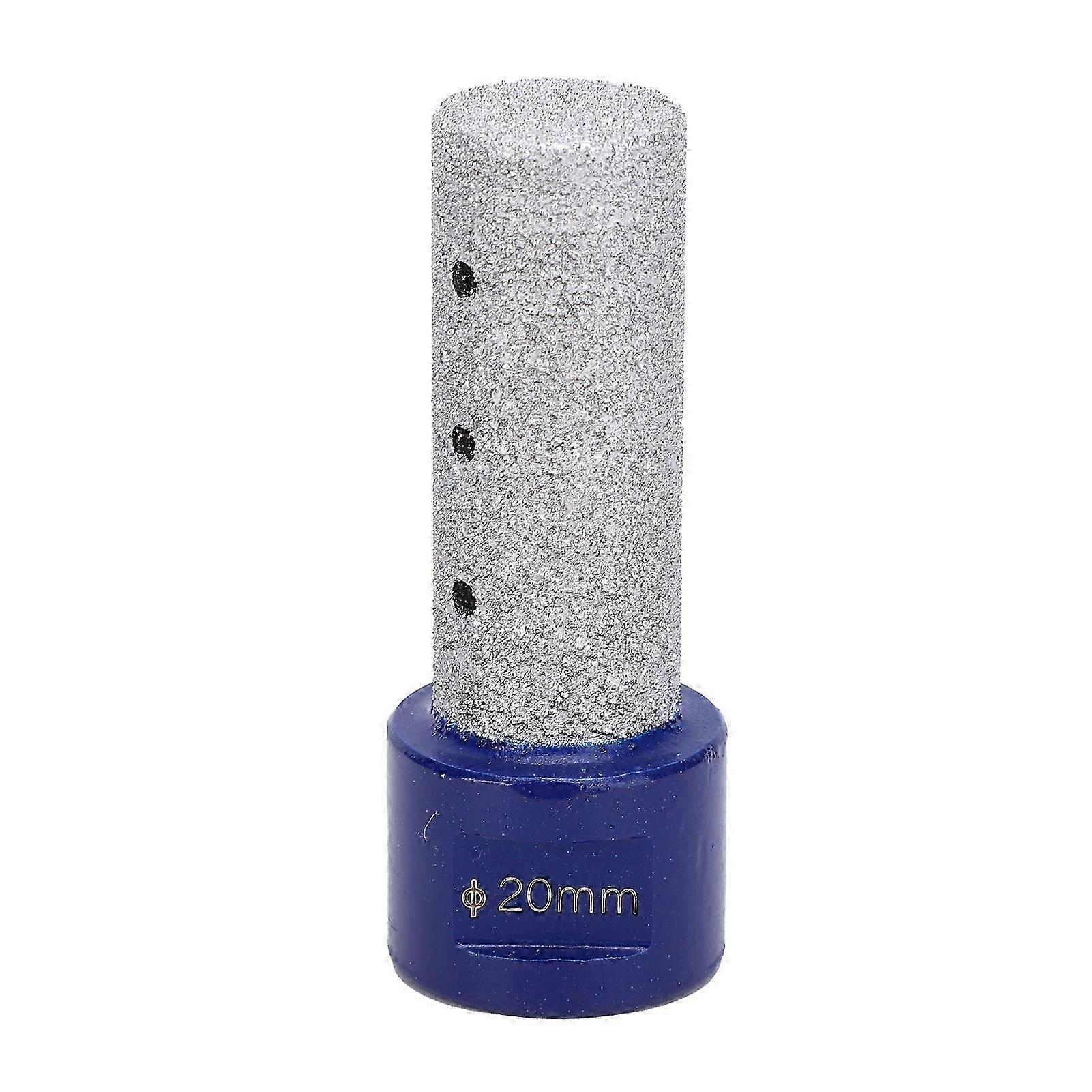 Diamond Dry Bit Thread Milling Cutter Straight Shank Brazed Aperture Polishing Reaming Drill20mm