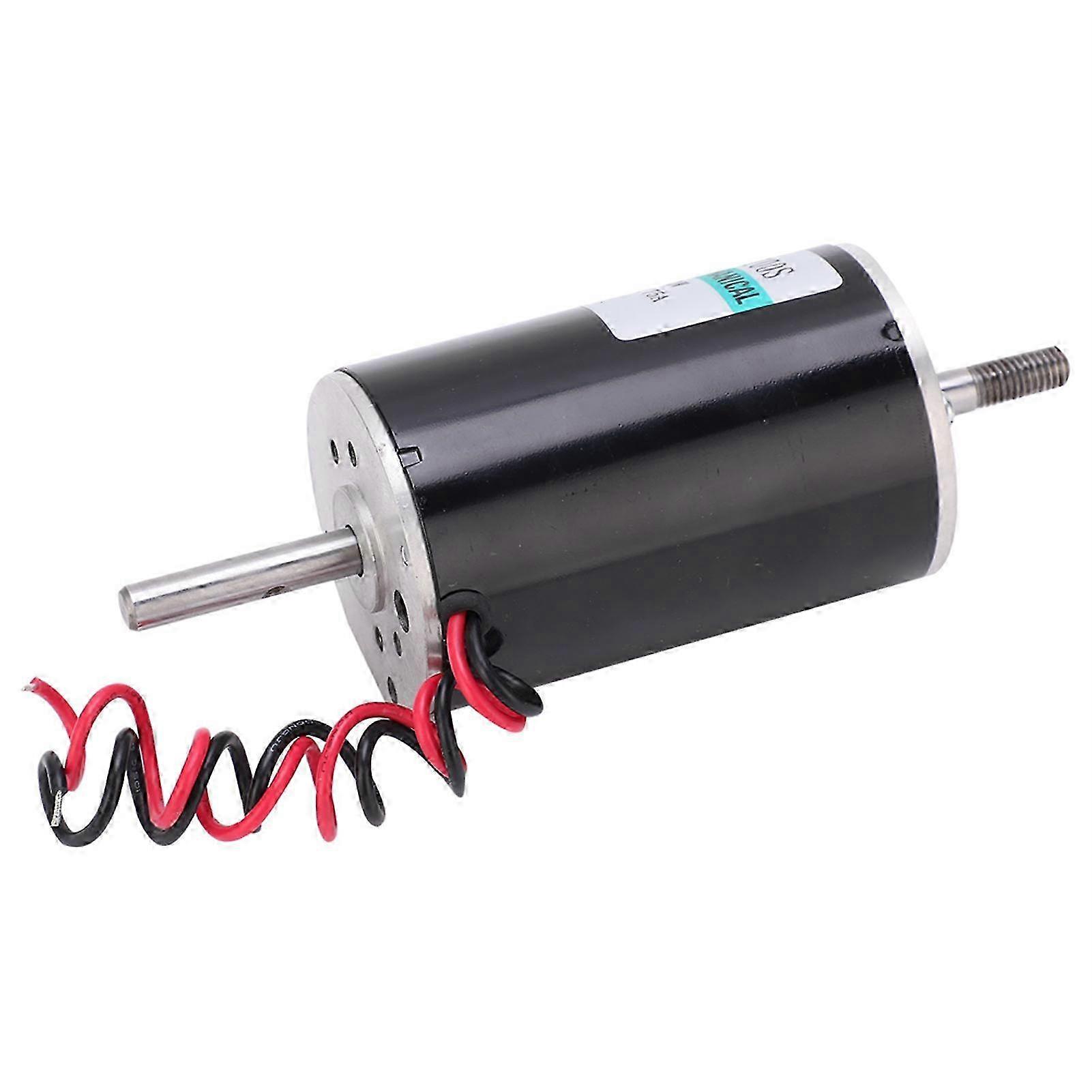DC Motor HighSpeed 80W Small CW CCW Double Output Shaft Speed Regulation 24V XD60D94-24Y-100S(Without Bracket )