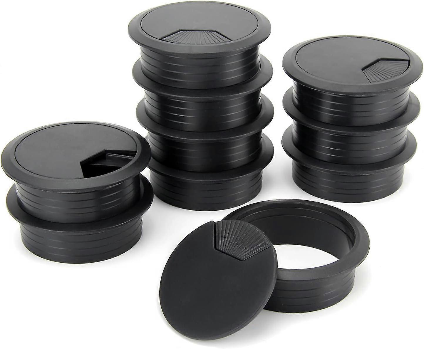 Round Recessed Desk Cable Grommets, Plastic Cable Grommets, Desk Cable Grommets