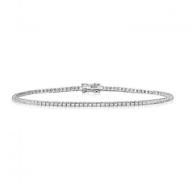 Diamond Jewellery Luxurious 18ct White Gold Bracelet with 0.50ct Diamonds BDQ180W