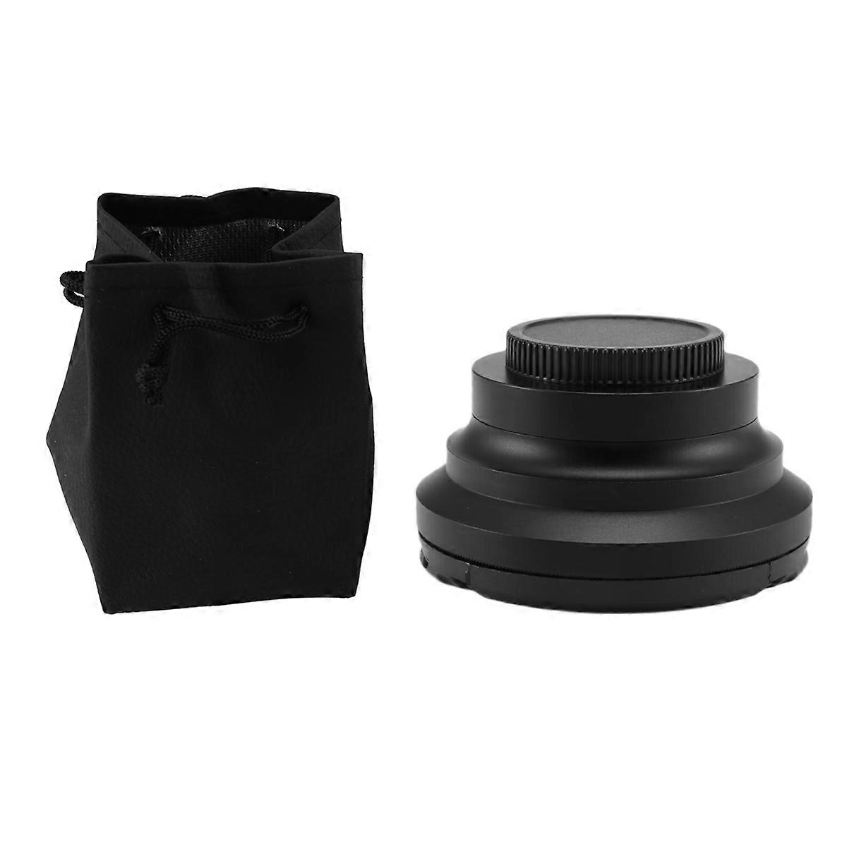 37mm Macro+72mm Wide Angle Lens 0.39X Full HD for 4K Camcorder