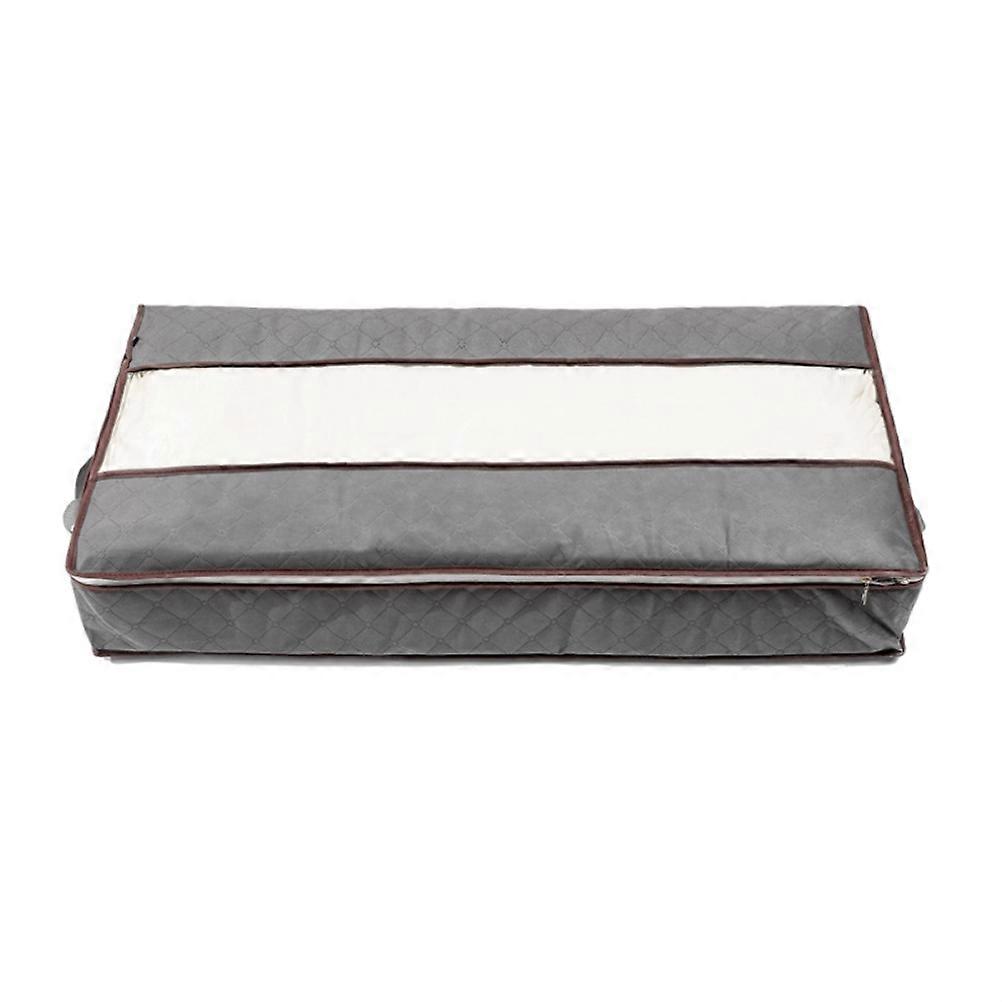 Bag Foldable Underbed Storage Organiser with Durable Zipper and Handle for Cushions Clothes Blankets
