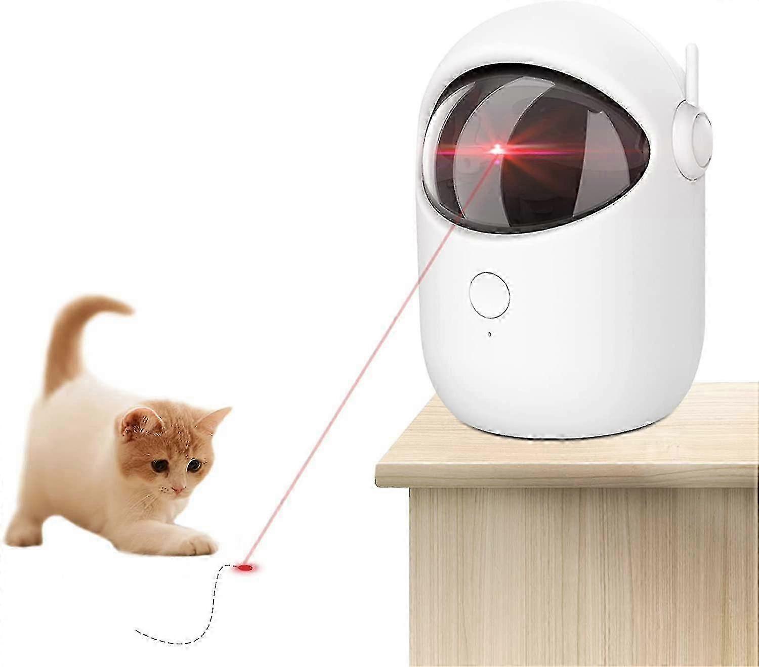 Automatic Interactive Cat Toys With 3 Modesusb Charging, Fast/slow Mode