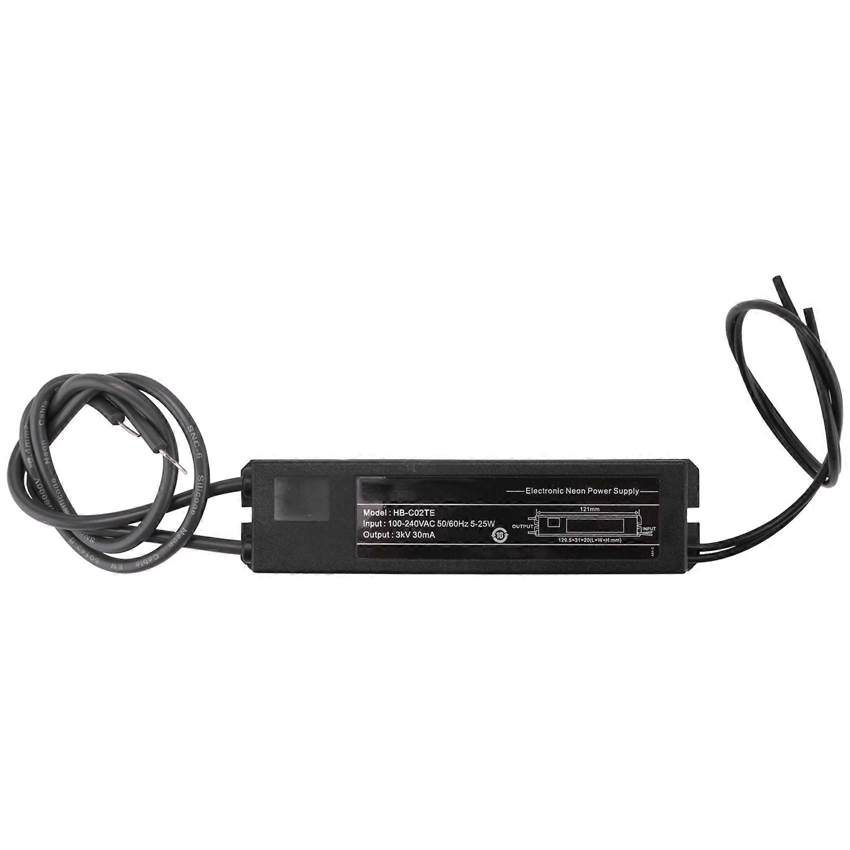 Neonowy znak świetlny Elektroniczny transformator Zasilacz HB-C02Te 3Kv 30Ma 5-25W Pasuje do wszystkich rozmiarów szkła