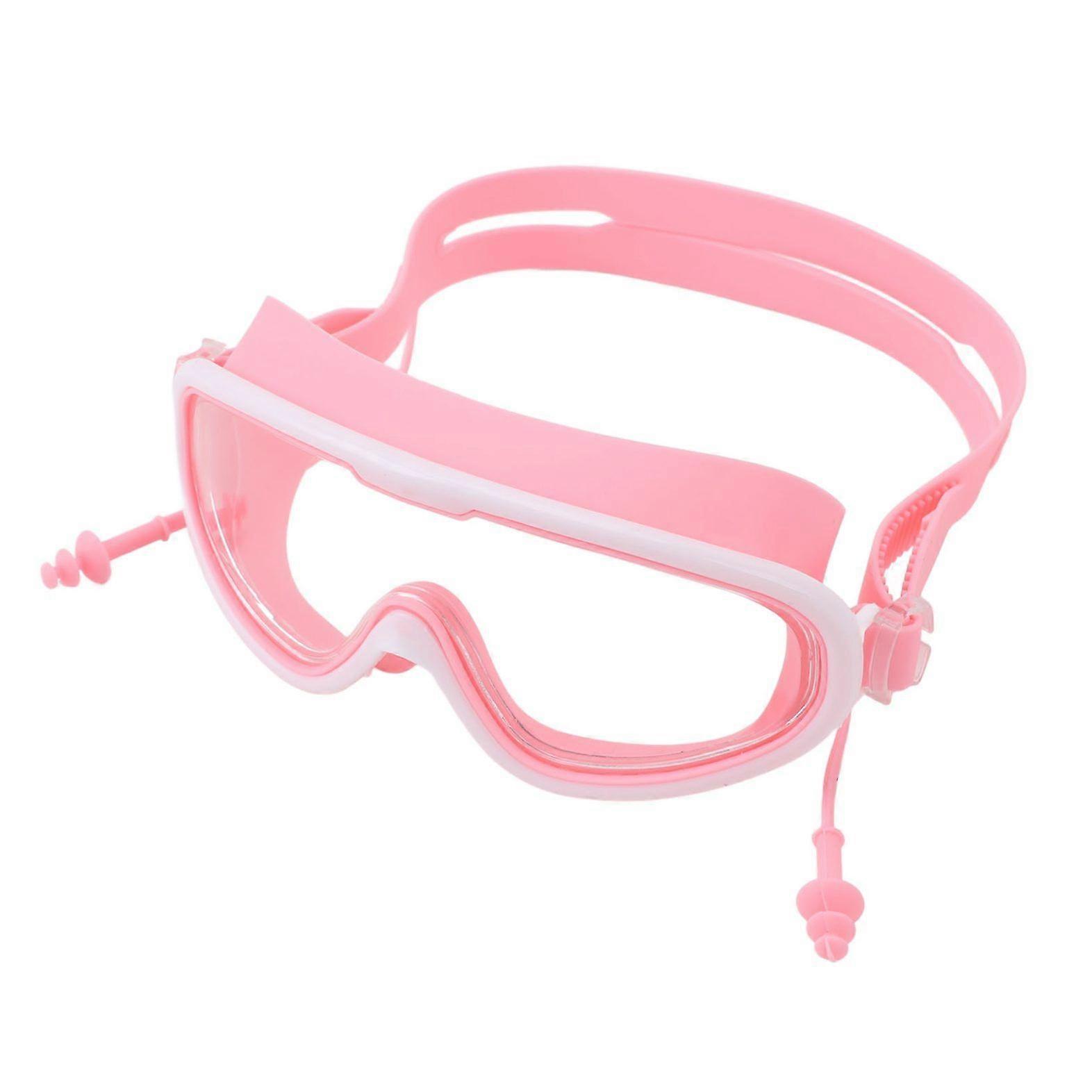 Kids Waterproof Swimming Goggles with Large Frame - Perfect for Swimming!