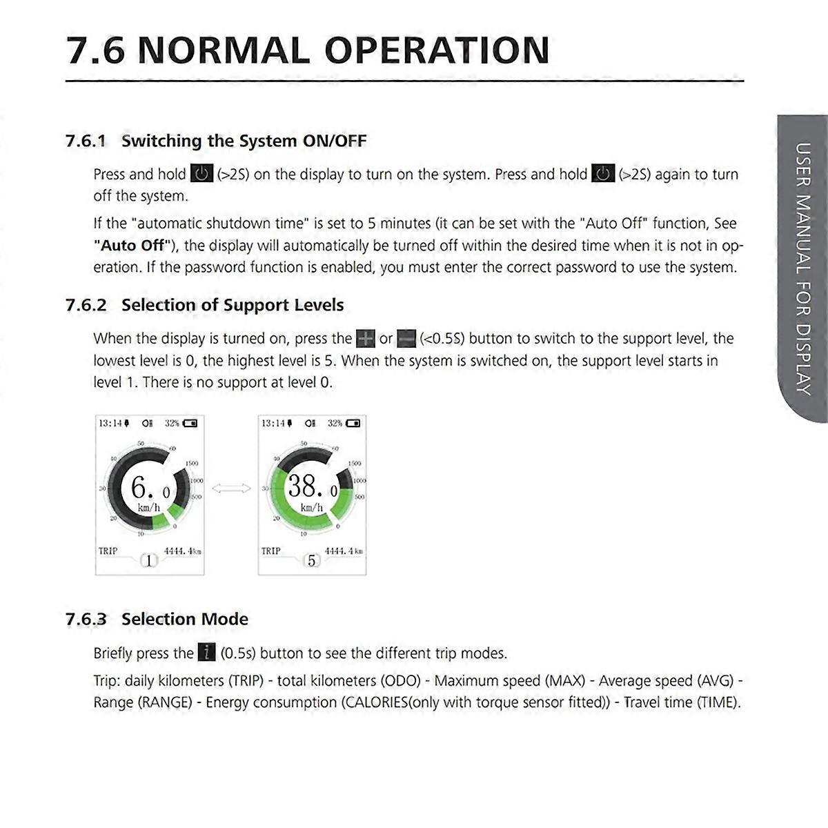 For Display For Mid Drive CAN Protocol Motor (B)