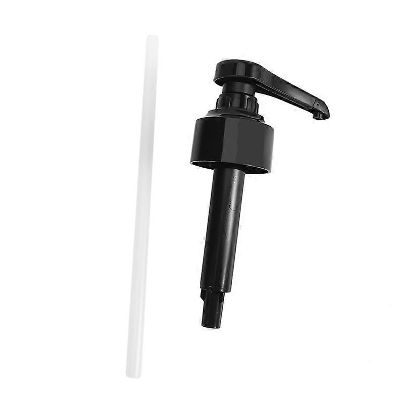 1 liters dispenser siruppumpe sort væskedispenser til sirup 10 ml juiceflaske dispenserpumpe