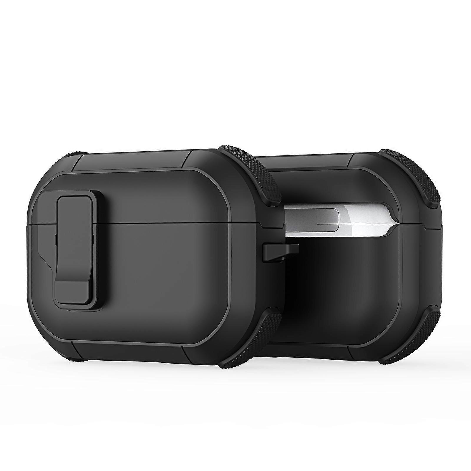 Compatible For AirPods Pro 2 Eraphone Case DUX DUCIS PECP Series PC+TPU Bluetooth Earphone Cover with Hook
