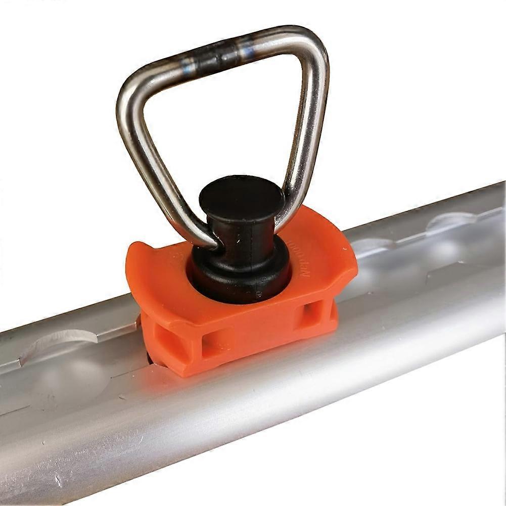 6 Pack Single Stud L-Track Fitting with D Ring for L Track