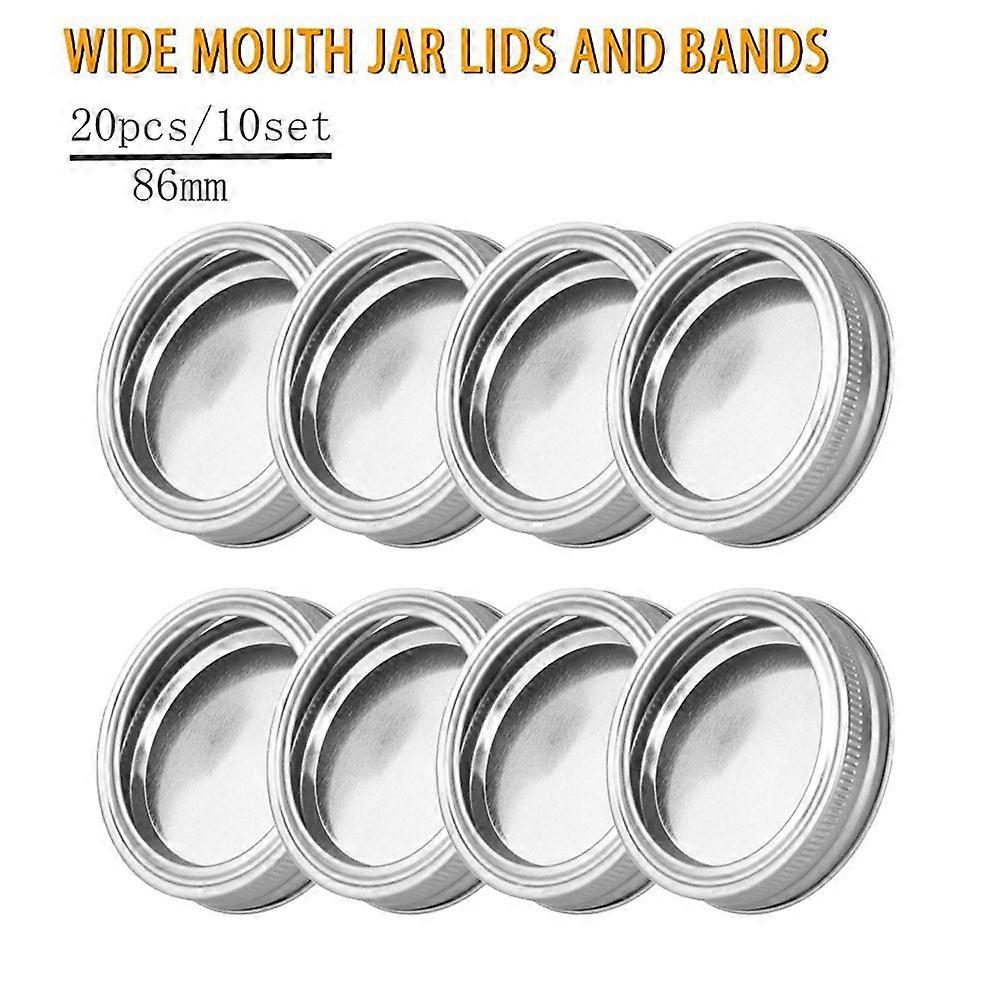 10pcs sealed jar lid-86# silver ring + piece