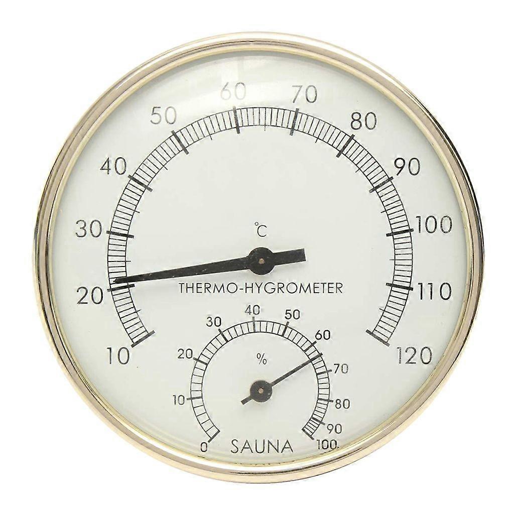 Bärbar Mini Bastu Termometer Metall För Fall Ångbastu Rum Termometer