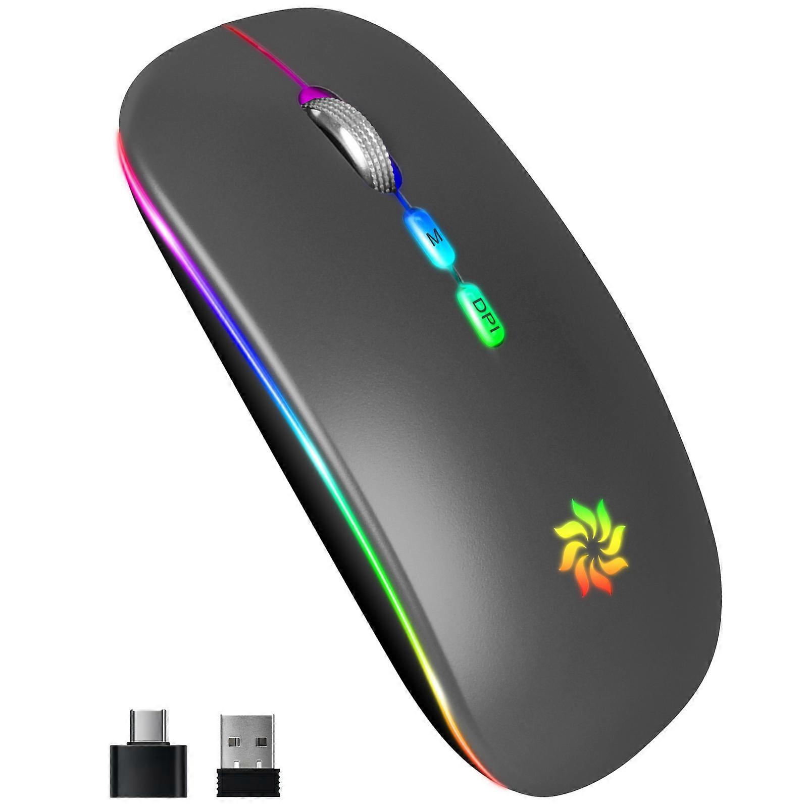 INF Tystual Mode Mouse: Rechargeable Wireless tooth 5.1 E