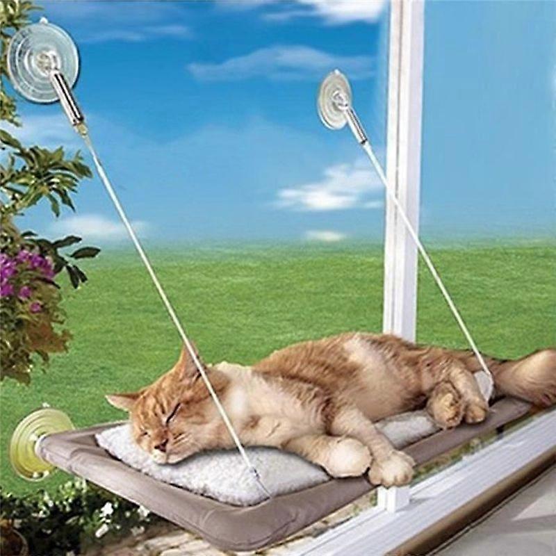 Window Sun Lounger for Cats Golden Cat Hammock Cat Hammock Sun Glass Balcony Can Be Disassembled and Washable-LEY