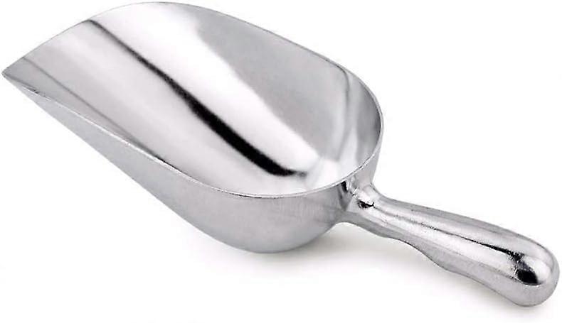Aluminum Utility Scoops 58 oz, Heavy-Duty Pack of 4 with Contoured Handle for Dry Goods, Spices, Popcorn and Flour