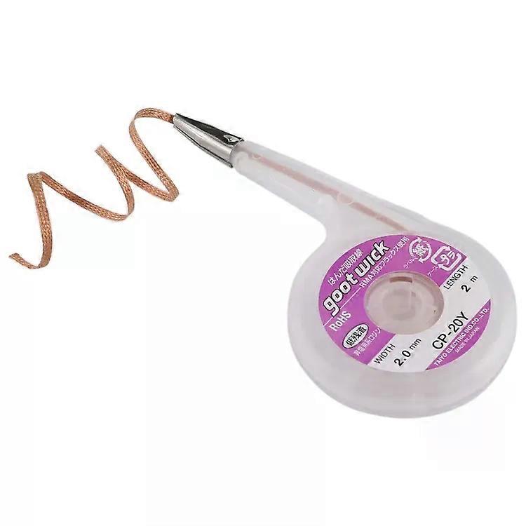 Soldering Wick-2.0mm Desoldering Braid,2m Length -
