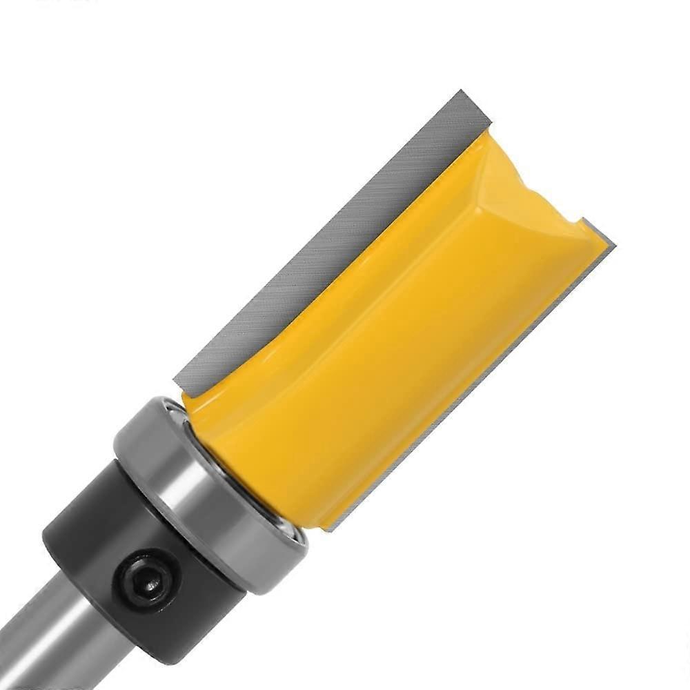 Vnut template, 8mm shank, flush trim router bit, pattern drill bit, upper and lower bearings, 5/8inch blade template, wood router bit (8X15.9X30)