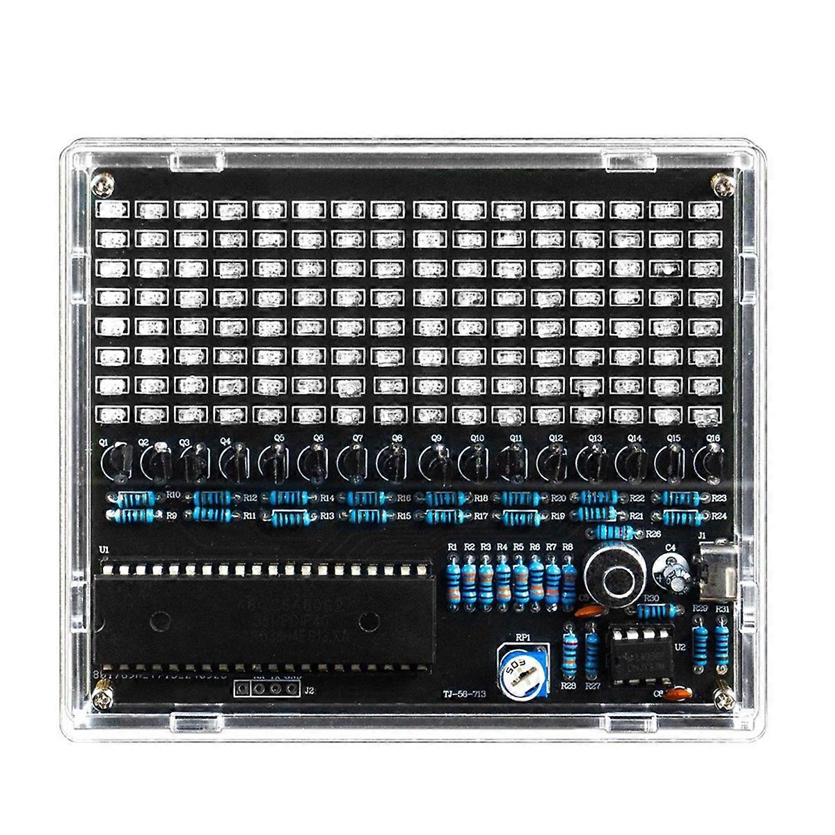 DIY Sound Control LED Music Electronic Kits Audio Frequency Display PCB Soldering Project Practice DIY Electronic Kit