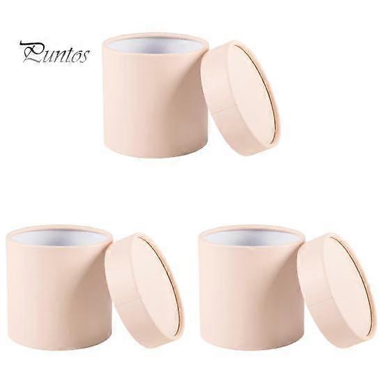 3Pcs Flower Packaging Box Set Round Flower Box Elegant DIY Box for Valentine's Day Wedding Decoration