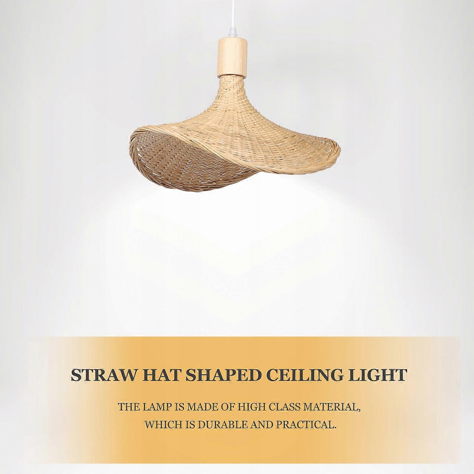 Craft Pendant Lamp Wicker Boho Pendant Lamp