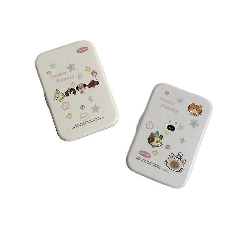 3 Pair Contact Lens Storage Box Portable Travel Soak Container Lenses Box For Beauty Pupil