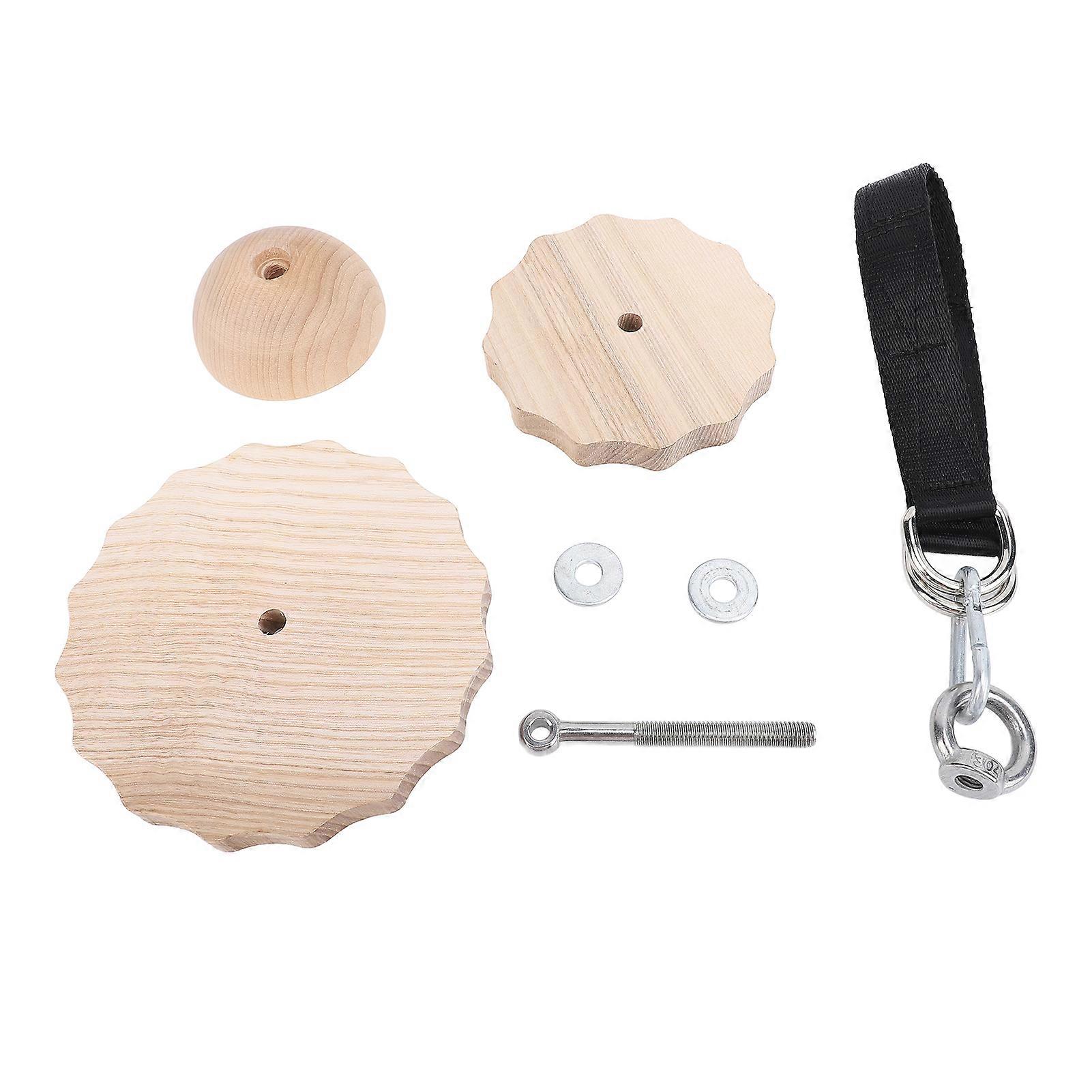 מאמן כוח אחיזה לחיזוק אצבעות עץ סלע טיפוס מחזיק סט אימונים לאימון