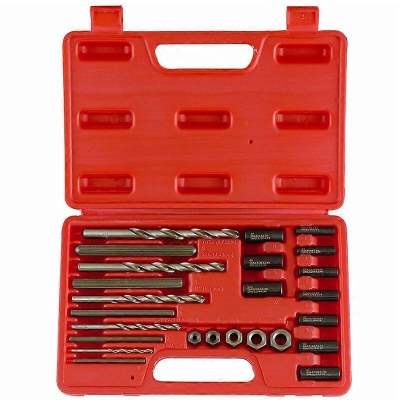 Special screw extractor tool set 25 pieces (red box)