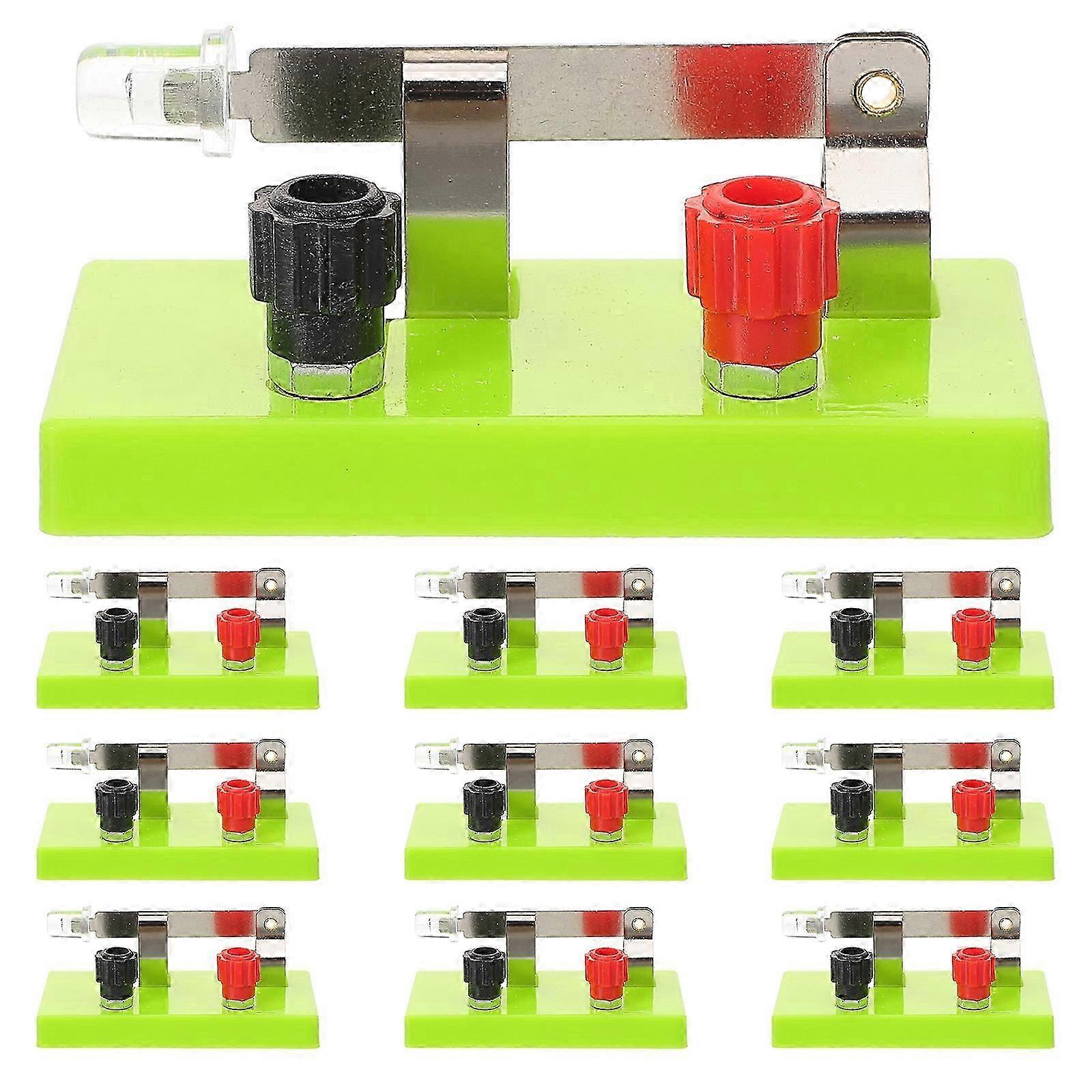 10pcs Aides à l’enseignement de la physique unipolaire unidirectionnelle pour l’expérimentation électronique de laboratoire