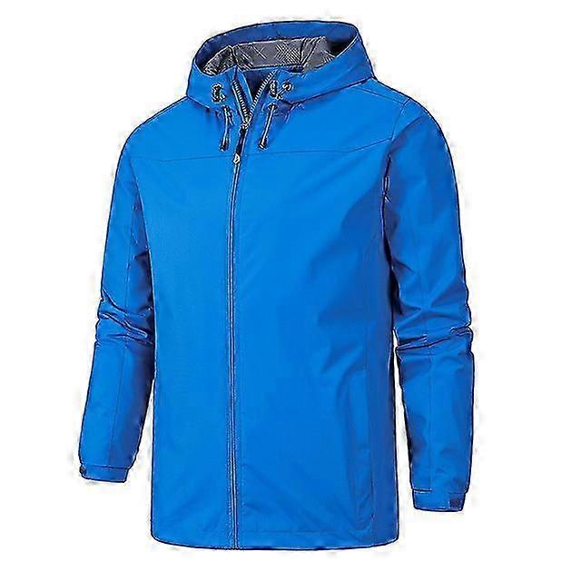 Outono inverno leve homens casaco com capuz com zíper impermeável e à prova de vento ao ar livre moda homens jaqueta esportiva jaqueta
