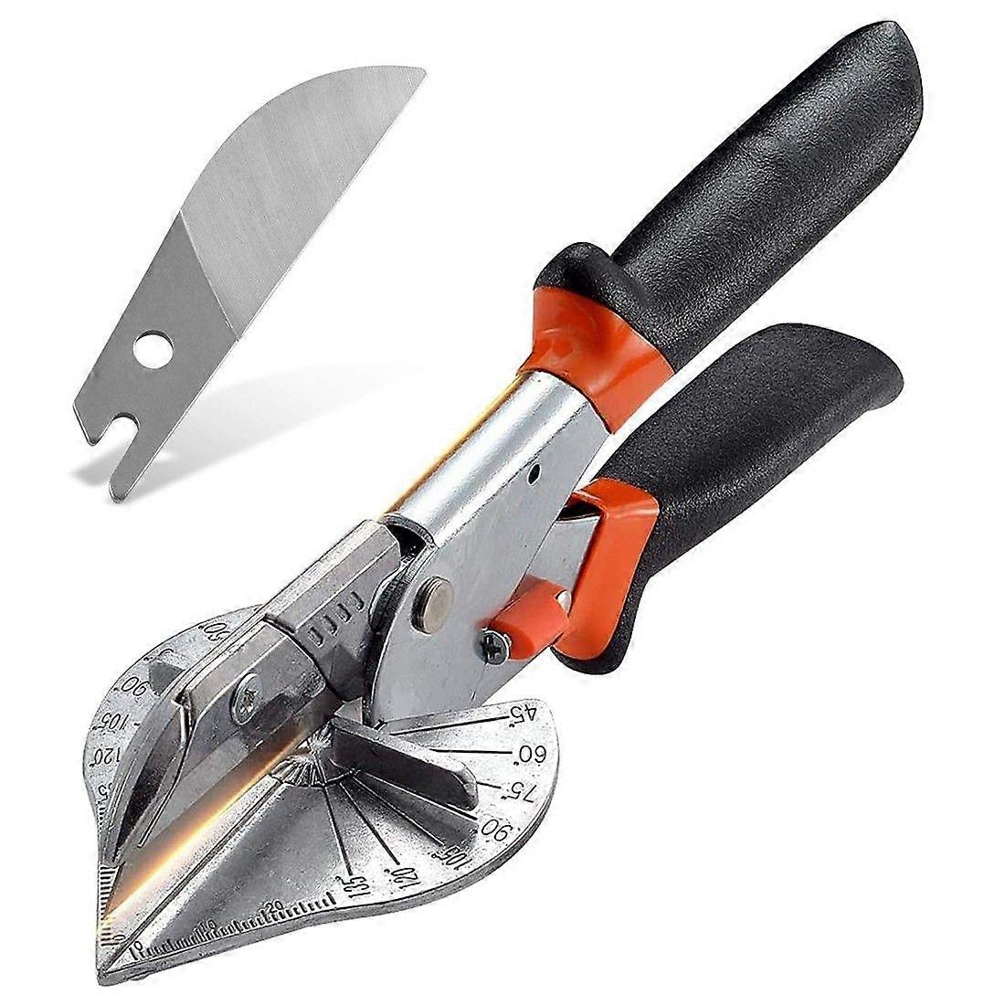 45 - 90 Angle Miter Shear Cutter,Multi-Function Trunking Scissors for Cutting PVC PPR PE Pipe,Branch,Wire,1pcD-2