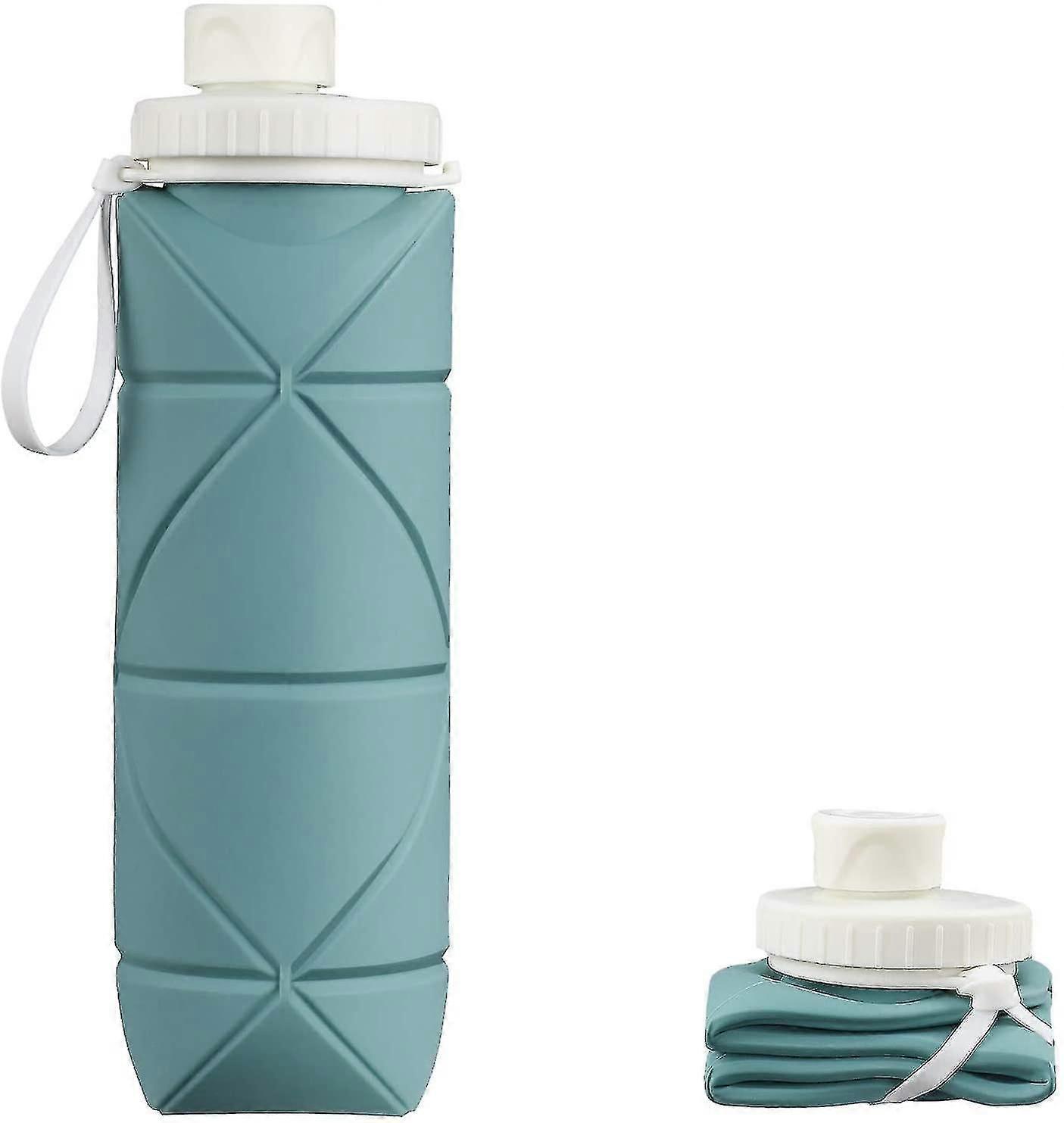 Kokoontaitettava vesipullo Vuotamaton lämmönkestävät matkapullot 600ml