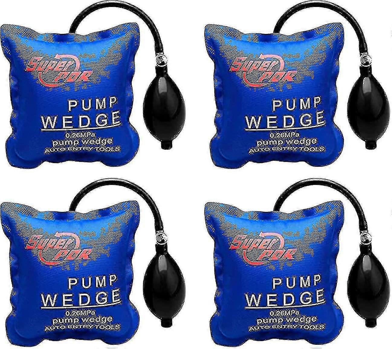 وسادة رفع قابلة للنفخ للسيارة ، إسفين مضخة DIY كل قطعة يمكن أن تتحمل 300 كجم Leve الأثاث وسادة رفع الحمل الثقيل (4 قطع)-XinHan