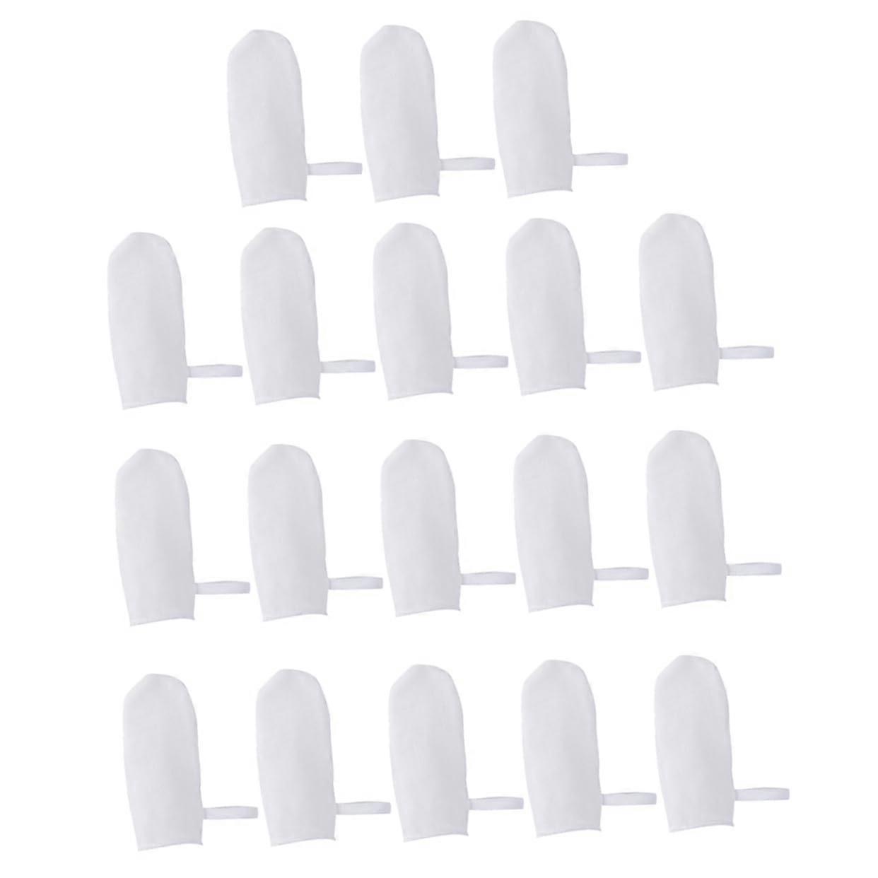 Newborn Finger Toothbrush Set of 18 Baby Gauze Oral Care Brushes for Toddlers Soft Material Easy to Use