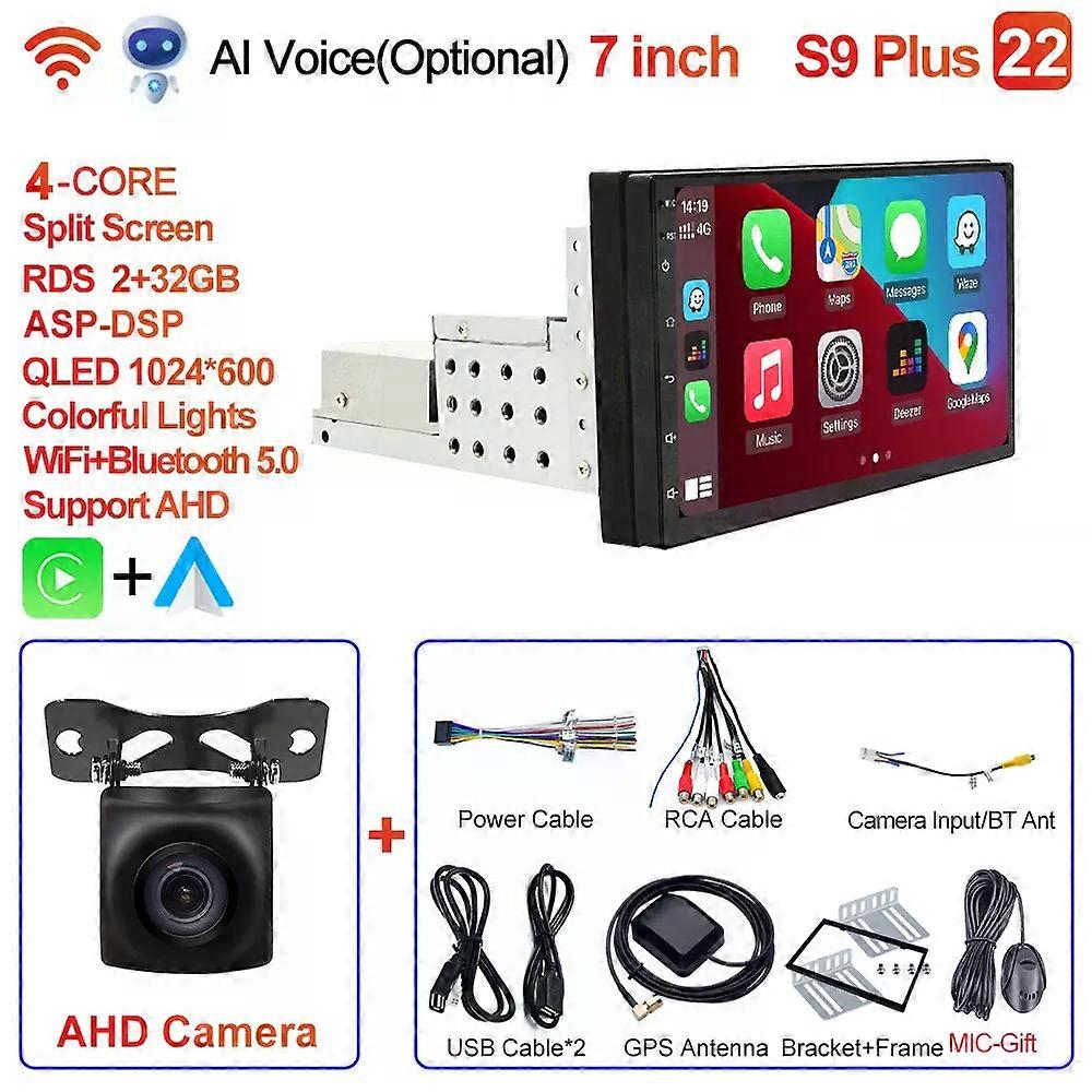 CAIXI 7'' 9'' 10'' 8Core Android 1Din Car Multimedia CarPlay Universal Navigation GPS 1 DIN Headunit Auto Radio Audio Stereo dvd