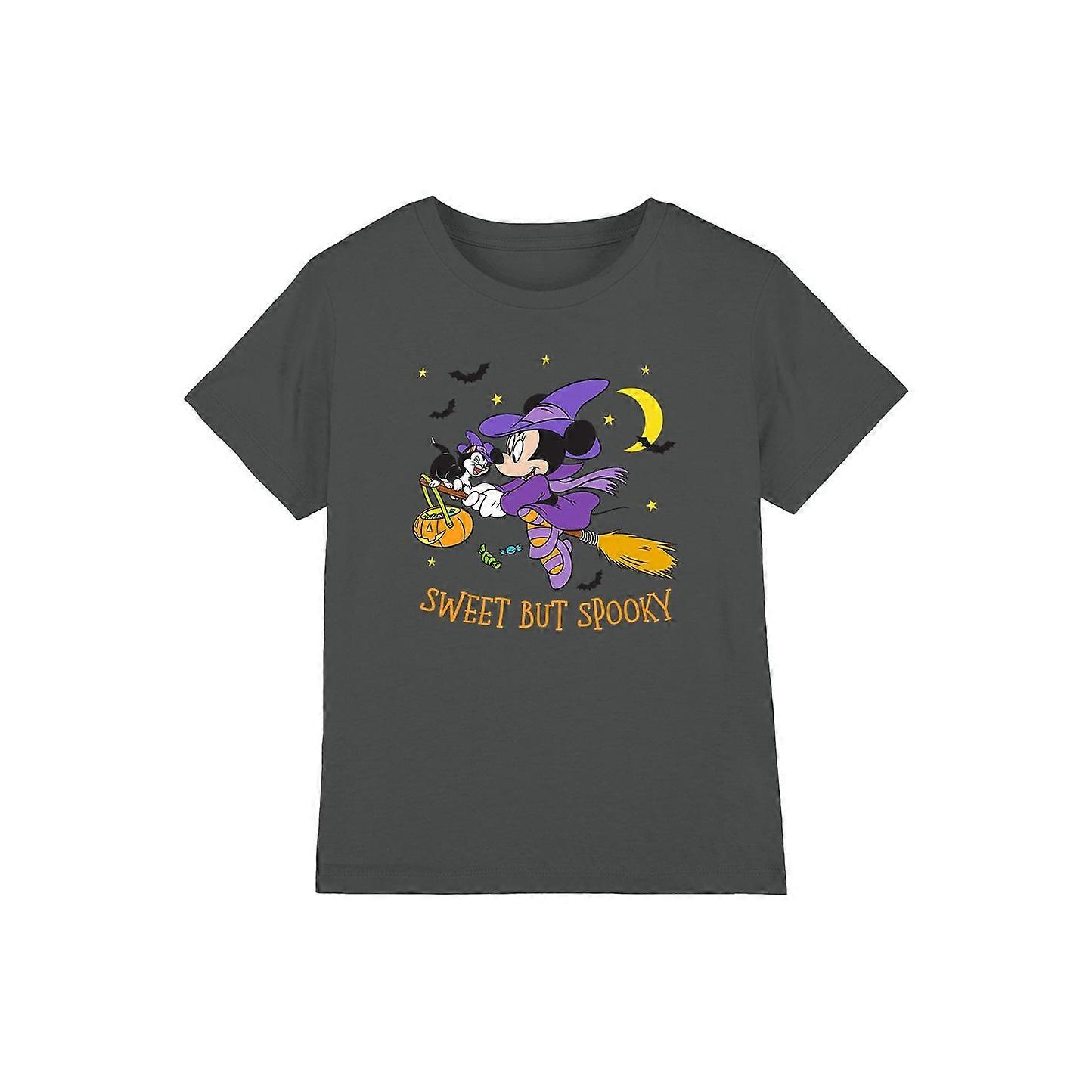 Disney Dětské/dětské tričko Spooky Witch Minnie Mouse